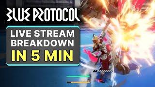 BLUE PROTOCOL - Classes & Latest Updates in 5 min