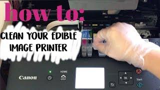 HOW TO CLEAN YOUR EDIBLE PRINTER | VERY CHERRY CAKES