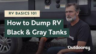 RV Basics 101: How to Dump RV Black and Gray Tanks