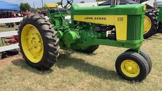 John Deere 630 Model Row Crop Tractor - 5.0L 2-cyl - 53.3 Hp Gas, LP or All Fuel Engine -1958-60