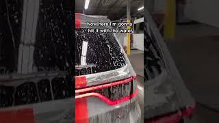 Super easy to use foam cannon wax replacement! #shorts #car #wax  #detailing #cleaning #carcleaning