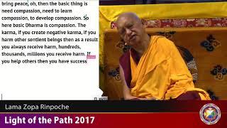 EXTRACT By Working for FPMT You Are Helping Sentient Beings SCRIPTED 04-Sep-2017