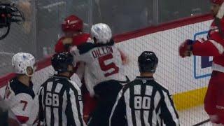 Brenden Dillon Challenges Christian Fischer, Sheldon Keefe Furious Over Call