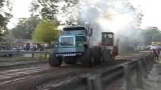 International Detroit Diesel 12v71TT sled pull wheelie