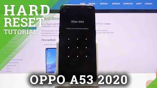 Hard Reset OPPO A53 2020 – Restore Defaults / Wipe Data by Recovery Mode