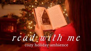 Cozy Christmas Read with Me  1 Hour of Gentle Piano, Fireplace Sounds, and Holiday Ambience