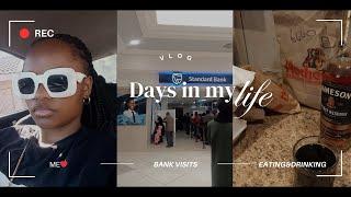 Vlog • eating, drinking, bank visit 3 times and many more