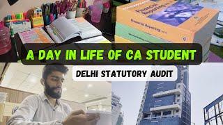 A Day in a life of CA Student | Delhi Statutory Audit