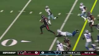 Houston Texan Nico Collins 77 yard touchdown that got taken away