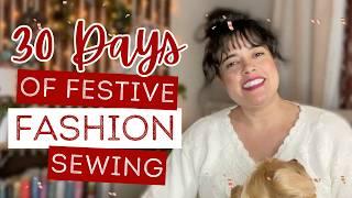 Sew a TIERED SKIRT (& BONUS DRESS) | Festive Holiday Fashion | 30 Days of Project Ideas