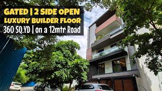 4 BHK Builder Floor in Sushant Lok 1 Gurgaon | Gated | 2 Side open