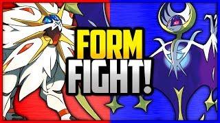 Solgaleo vs Lunala | Pokémon Form Fight