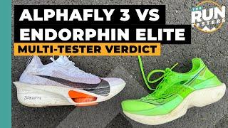 Nike Alphafly 3 vs Saucony Endorphin Elite: Two runners pick between the carbon racers