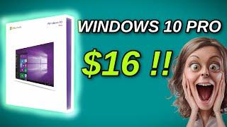 How To get Windows 10 Pro For Cheap - Only $16!!