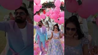 Haldi Carnival Party | Gujarati Wedding | Dhameliya Parivar | #wedding #love #weddingvideo #shorts
