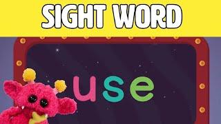 USE - Let's Learn the Sight Word USE with Hubble the Alien! | Nimalz Kidz! Songs and Fun!