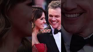 Matt Damon and Luciana Barroso Couple Evolution 2005-2025