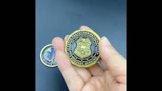 Challenge coins are custom metal coins. They come in various sizes, shapes