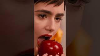 Snow White beauty with brain  #shorts #snowwhite #mirrormirror #lilycollins #beautiful