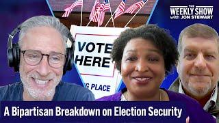 Jon Stewart, Stacey Abrams & Matt Masterson on Election Integrity & Security as 2024 Election Looms