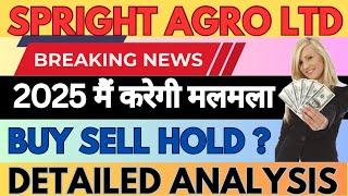 Agriculture Sector Share Full Analysis Report- Spright Agro Full Update.