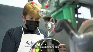 Arai’s Craftsmanship Factory Tour: Drilling Process