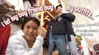 MY BOY FRIEND BUYS MY OUTFITS (affordable vs. expensive) | Vanessa Nagoya