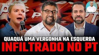 INFILTRADO NO PT: QUAQUÁ CAUSA POLÊMICA NA ESQUERDA AO ATACAR BOULOS!