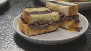 Emerils gegrillte Steak-Käse-Sandwiches und Shoofly Pie | Emeril Lagasse