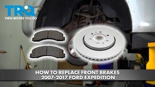 How to Replace Front Brakes 2007-2017 Ford Expedition