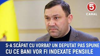 S-a scăpat cu vorba? Un deputat PAS spune cu ce bani vor fi indexate pensiile