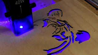 Another DIY CNC router, part 15 (laser module attachment)