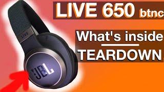 Looking inside JBL LIVE650btnc Bluetooth Headphones (TEARDOWN)