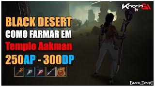 Black Desert - Como Farmar em Templo Aakman - Bússola