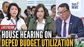 LIVE: VP Sara Duterte at the House hearing on OVP and DepEd budget... | GMA Integrated News