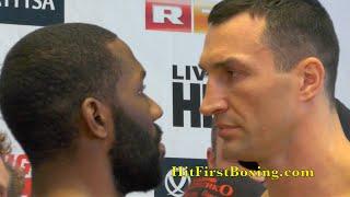 Klitschko vs Jennings Weigh In & Face Off