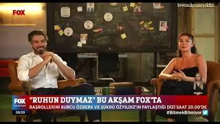 Şukru & Burcu - Ruhun Duymaz dizisi anlatiyorlar    #şükrüözyıldız #burcuözberk #ruhunduymaz