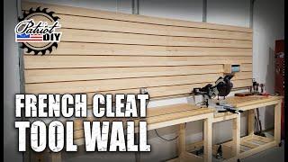 DIY French Cleat Tool Wall