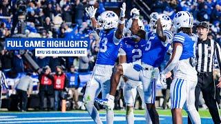 BYU Football vs Oklahoma State || FULL GAME HIGHLIGHTS || October 19, 2024