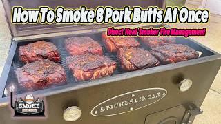 Direct Heat Smoker: How To Smoke 8 Pork Butts at Once