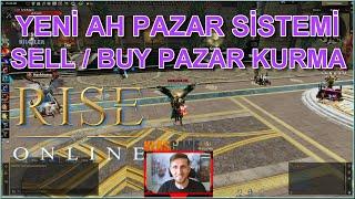 Rise Online YENİ AH Pazar Kurma Nasıl BUY veya SELL Pazar Nasıl Açılır ! !!- Sesli Bilgiler TR