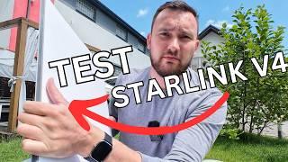 RECENZJA I SPECYFIKACJA STARLINK W NAJNOWSZEJ WERSJI V4! NAJSZYBSZY INTERNET SATELITARNY?