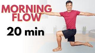 20 min Full Body Morning Flow | David O Yoga