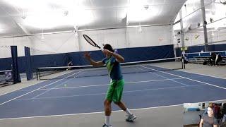 Analyzing my 3.5 tennis hitting session on stream