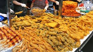 역대급 수제분식! 연매출 6억의  줄서서 먹는 5일장 분식집 / Fried food popular in the market - korean street food