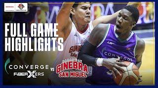 CONVERGE vs. BRGY. GINEBRA | FULL GAME HIGHLIGHTS | PBA SEASON 49 COMMISSIONER'S CUP | DEC. 21, 2024