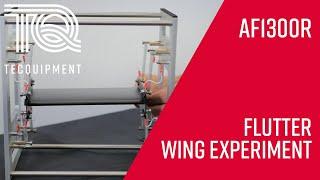 Flutter Wing AF1300R Experiment Video #Aerodynamics #TecQuipment #experimentvideo