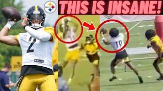 Pittsburgh Steelers FULL Friday Night Lights HIGHLIGHTS! Fields DESTROYS!  Training Camp Day 8 2024