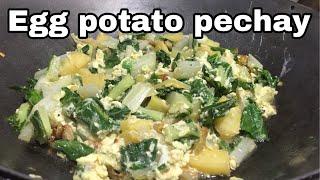 Eggs potato pechay | masustansyang ulam | ulam pangnegosyo | tipid lutuin | filipino food