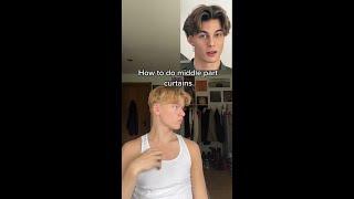 Hair tutorial 1: how to do middle part curtains (see full tutorial for added details)